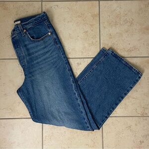 Levi’s Ribcage Straight Ankle Women’s Jeans, Jazz Pop, 29Wx29L